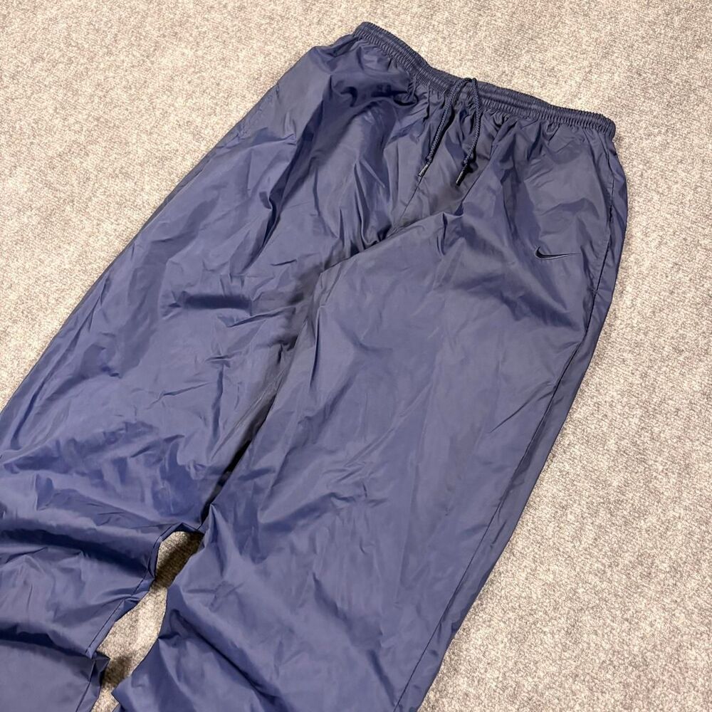 vintage 90s nike nylon lined cuffed sweatpants
